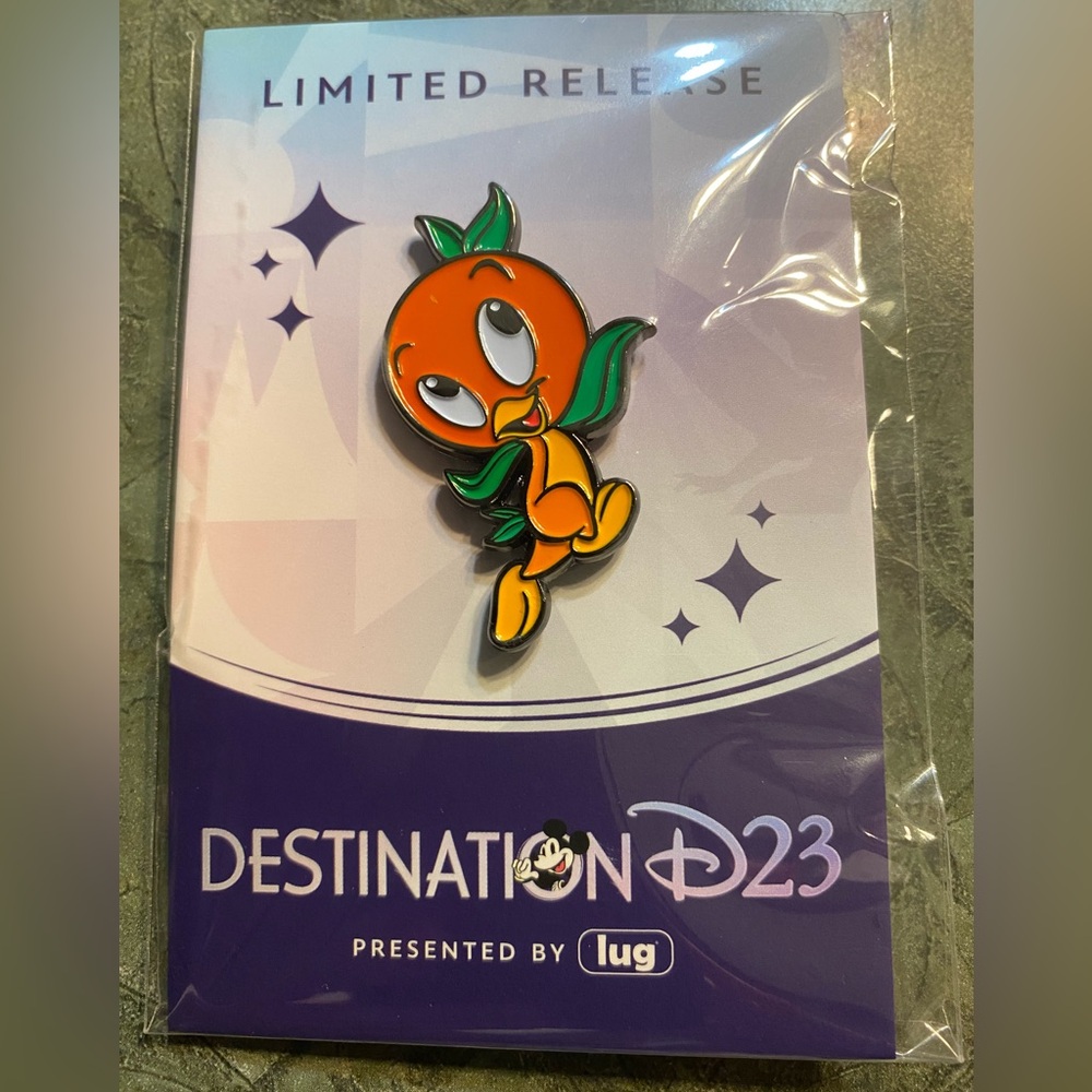 2023 Disney Destination D23 Orange Bird Pin by Lug-Limited Release